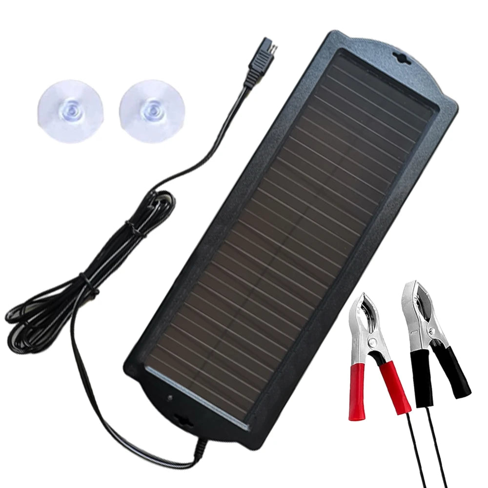 18 V DC 1.5W Car Electric Vehicle Battery Smart Charger Portable Solar Car Battery Charger Maintainer