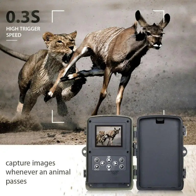 20MP 1080P Outdoor Hunting Trail Camera Wildlife Infrared Night Vision Motion Activated IP65 Waterproof Trap Wild Surveillance