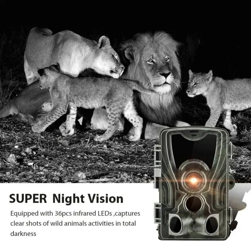 20MP 1080P Outdoor Hunting Trail Camera Wildlife Infrared Night Vision Motion Activated IP65 Waterproof Trap Wild Surveillance