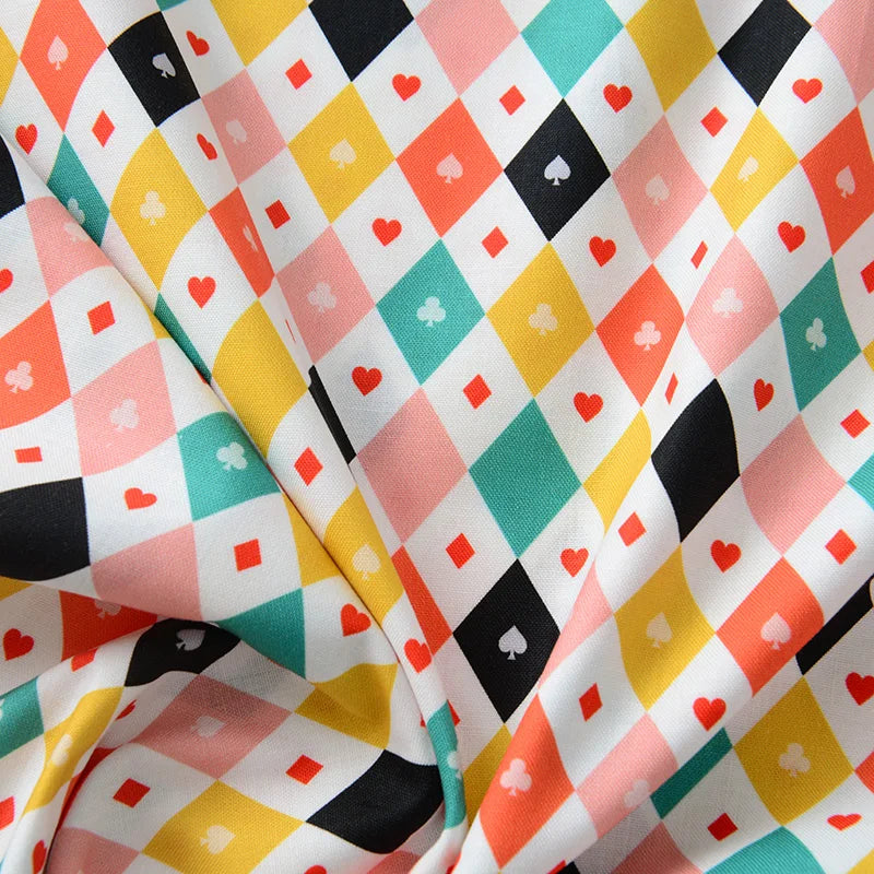 145x50cm Cotton Digital Printing Fabric, Handmade DIY Clothing Tablecloth Home Cloth
