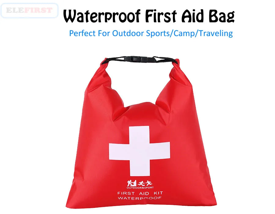 1.2L Waterproof First Aid Kit Bag Portable Emergency Kits Case Only For Outdoor Camp Travel Emergency Medical Treatment