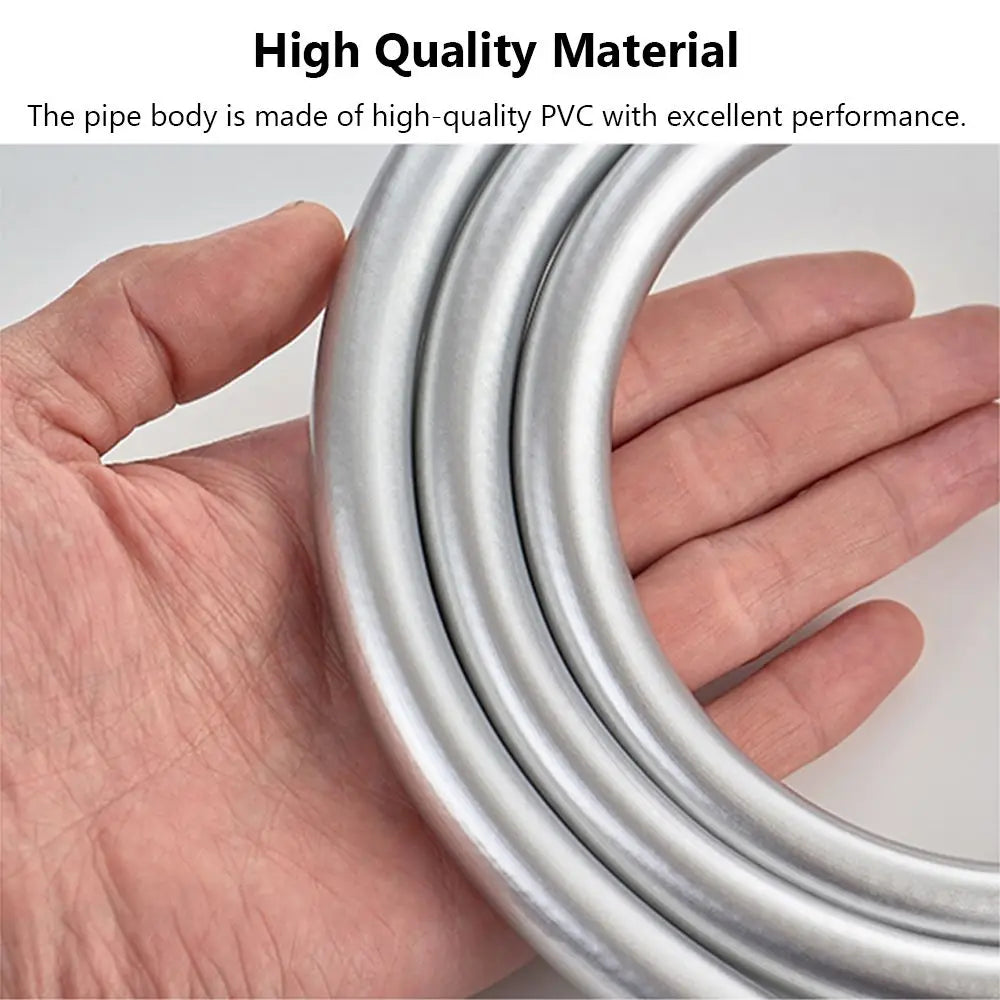 1/1.5/2m PVC Handheld Shower Head Hose Flexible Anti Winding Explosion-proof Water Tube Bathroom Faucet Hose Extension Pipe