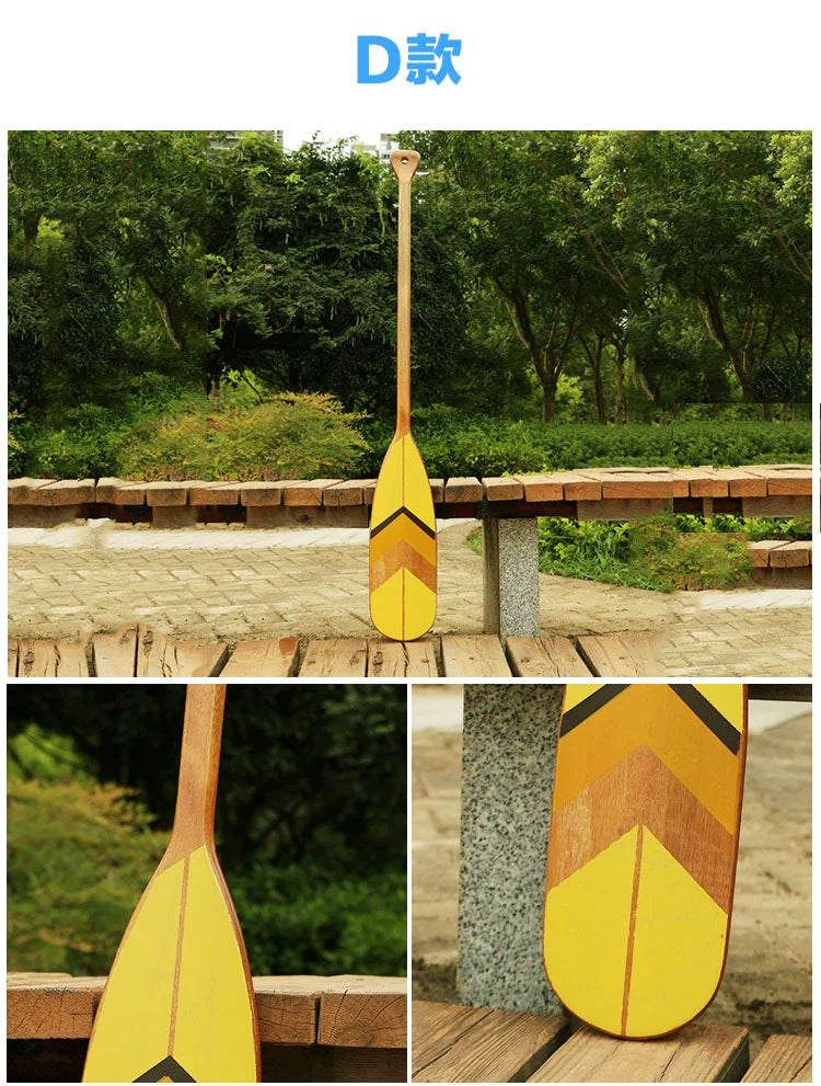 120cm Vintage Style decoration wooden rowing boat oars canoe paddle