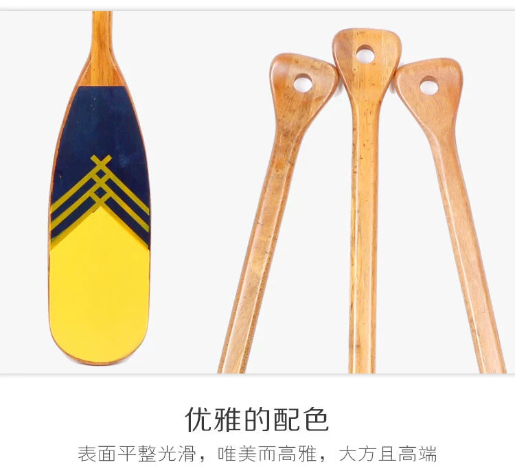 120cm Vintage Style decoration wooden rowing boat oars canoe paddle