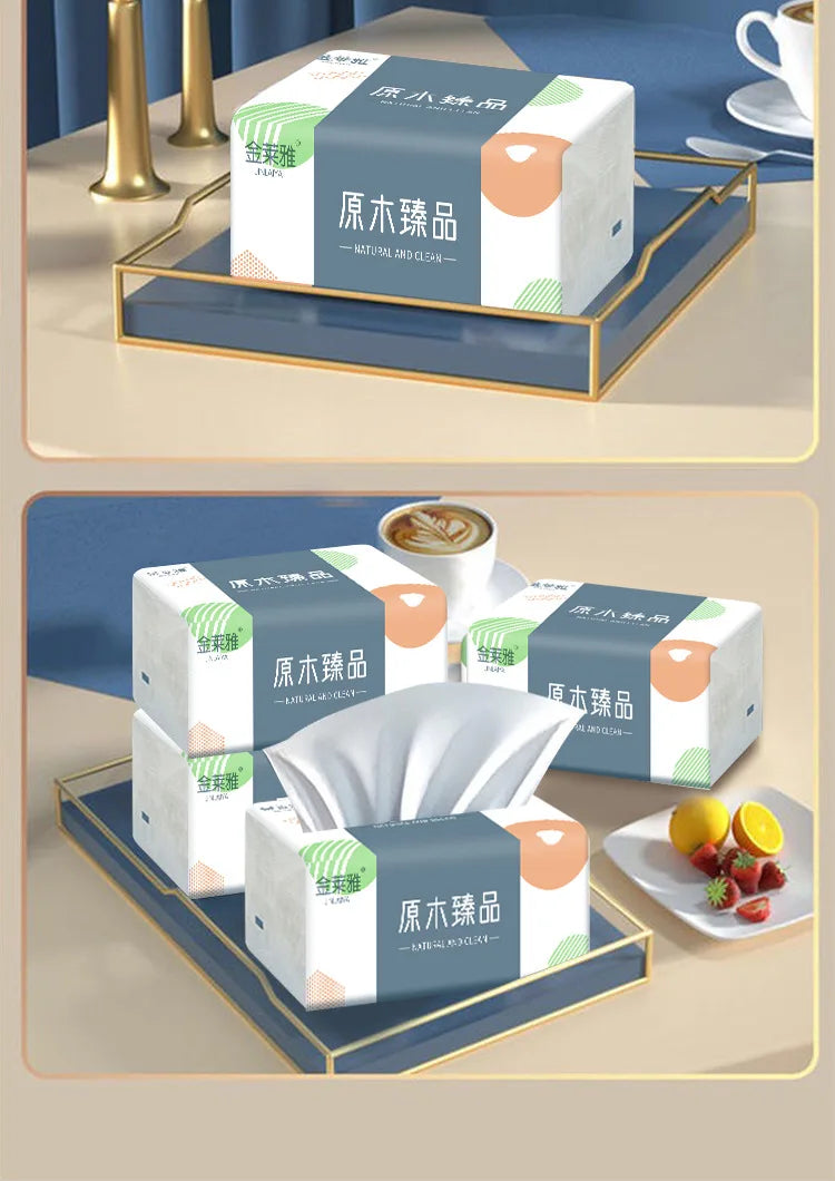 10/30 Packs Of Large-sized Tissues, A Whole Box Of Household Toilet Paper, Tissue Paper, Toilet Paper, Towels, 300 Sheets