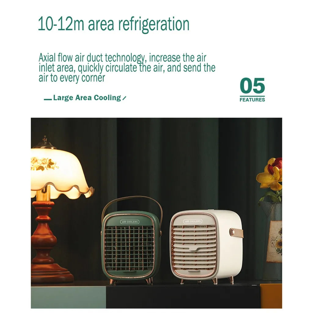 2025 Portable Car Air Cooler Fan Water Cooling Fan Portable Air Conditioner Mobile Car Electrical Air Conditioning For Home Offi