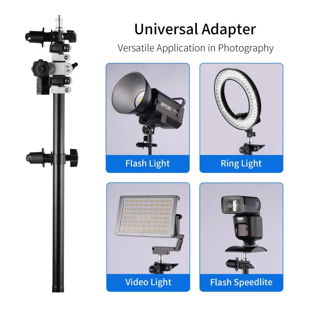 2024 New Professional Photography Horizontal Bar Reflector Bracket Studio Tripod Lighting Lamp Photography Accessories штатив