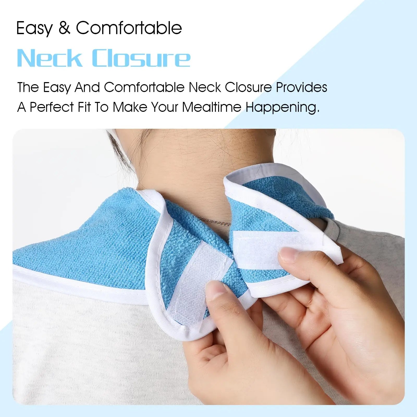 1/2pcs Adjustable Adult Bib Machine Washable for Elderly Adults to Prevent Drooling and Spills Adult Bibs for Eating Nursing Bib