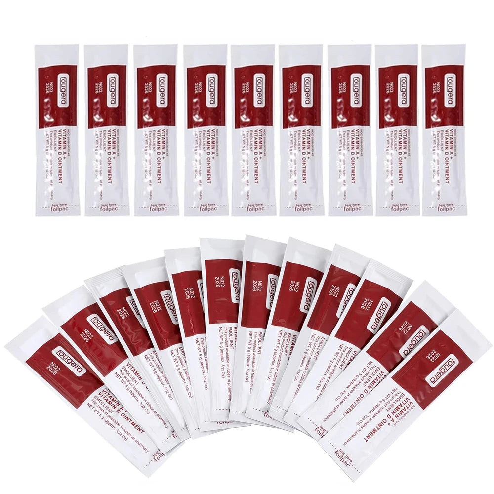 20/30/50/100pcs Tattoo Aftercare Cream Fougera Vitamin Ointment Tattoo Care Supplies Recovery Cream Vitamin A&D Repairing Cream