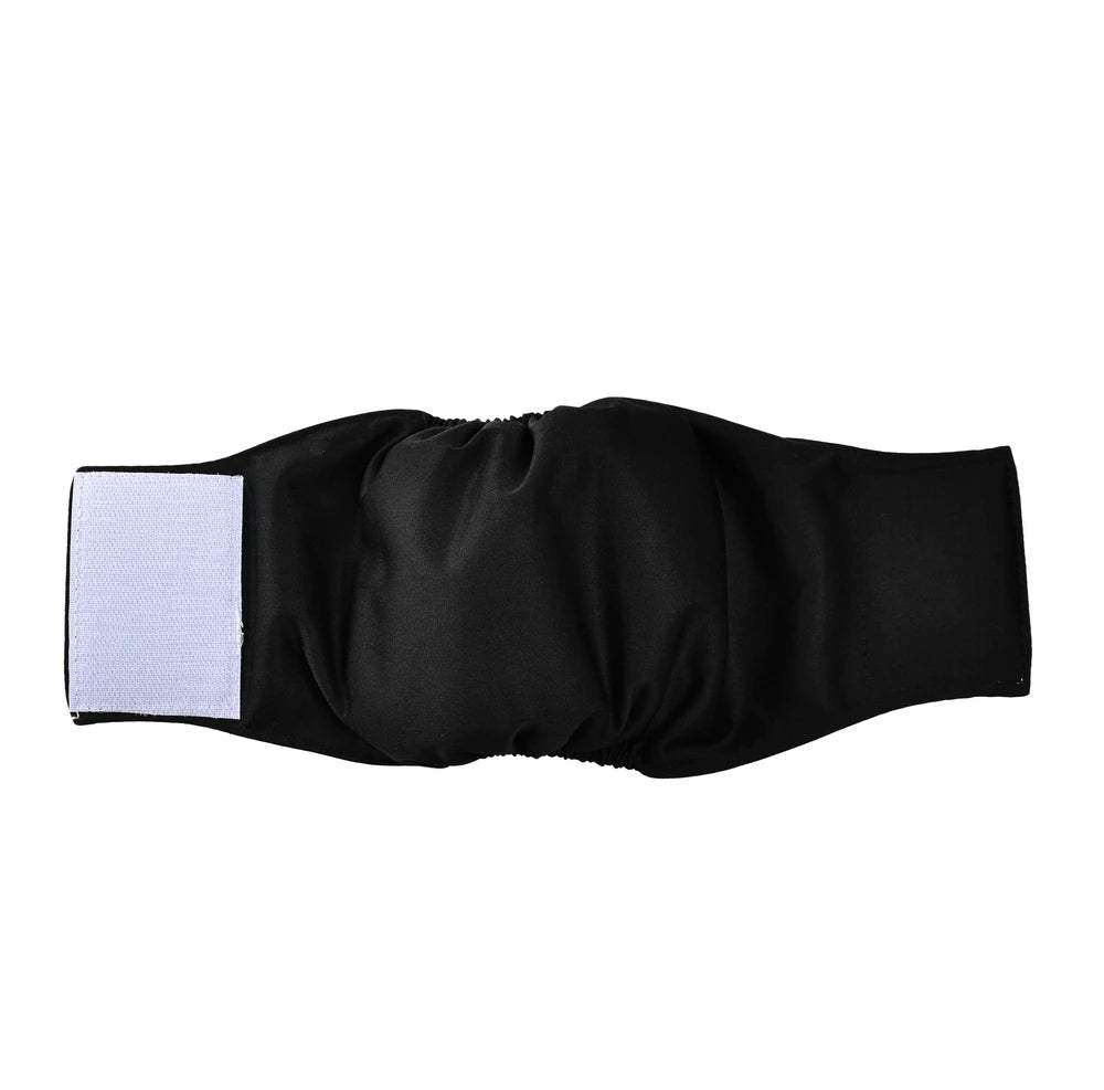 3pcs Washable Male Dog Diapers For Small Big Dogs Reusable Pet Sanitary Panties Bell Wrap High Absorbing Puppy Leak-proof Diaper