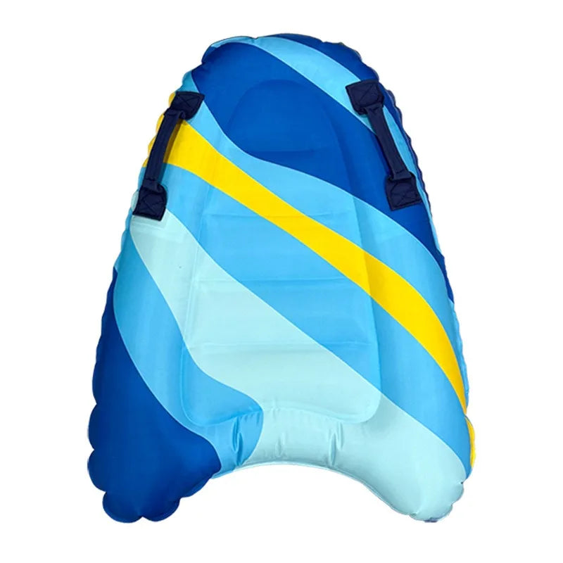 1 Piece of Outdoor Sea Play Thickeneded Kidsren's Surfboard with Handle, Portable and Environmentally Friendly Pvc Water Skiing Board, Foldableable and Portable, Suitable for Swimming Pool Seaside Activities