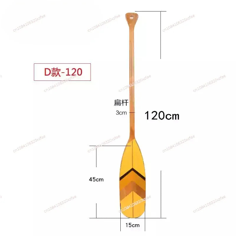 120cm Vintage Style decoration wooden rowing boat oars canoe paddle