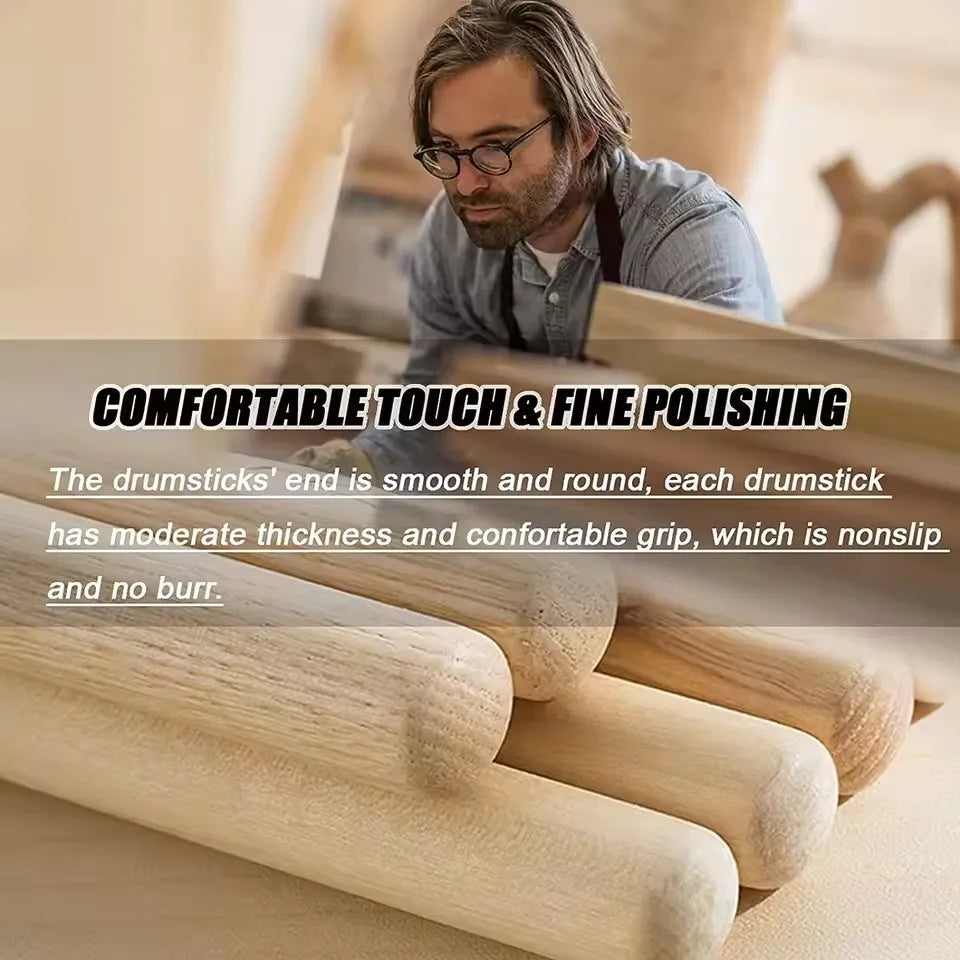 1Pairs 5A/7A Drumsticks, Wood Tip Drum Sticks Maple Wooden Drum Sticks Drum Set, Percussion Accessories for Drummer or Beginner