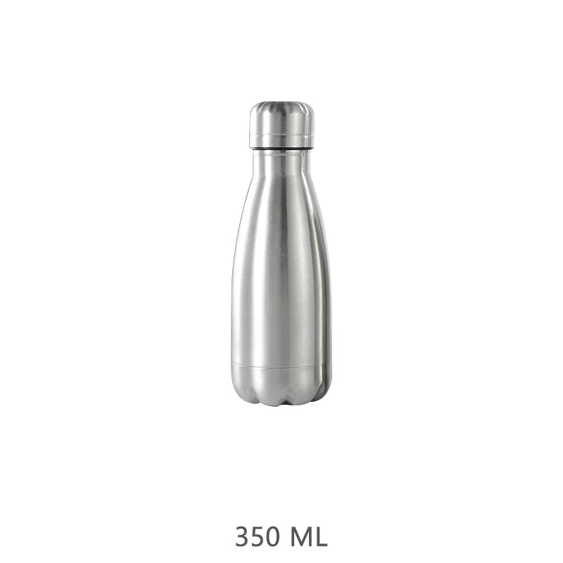 Stainless Steel Water Bottle Cycling Sports Drinking Cup Leakproof Portable Water Bottles Outdoor Camping Hiking Gym Kettle 2024