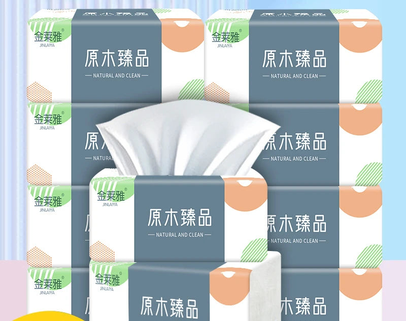10/30 Packs Of Large-sized Tissues, A Whole Box Of Household Toilet Paper, Tissue Paper, Toilet Paper, Towels, 300 Sheets