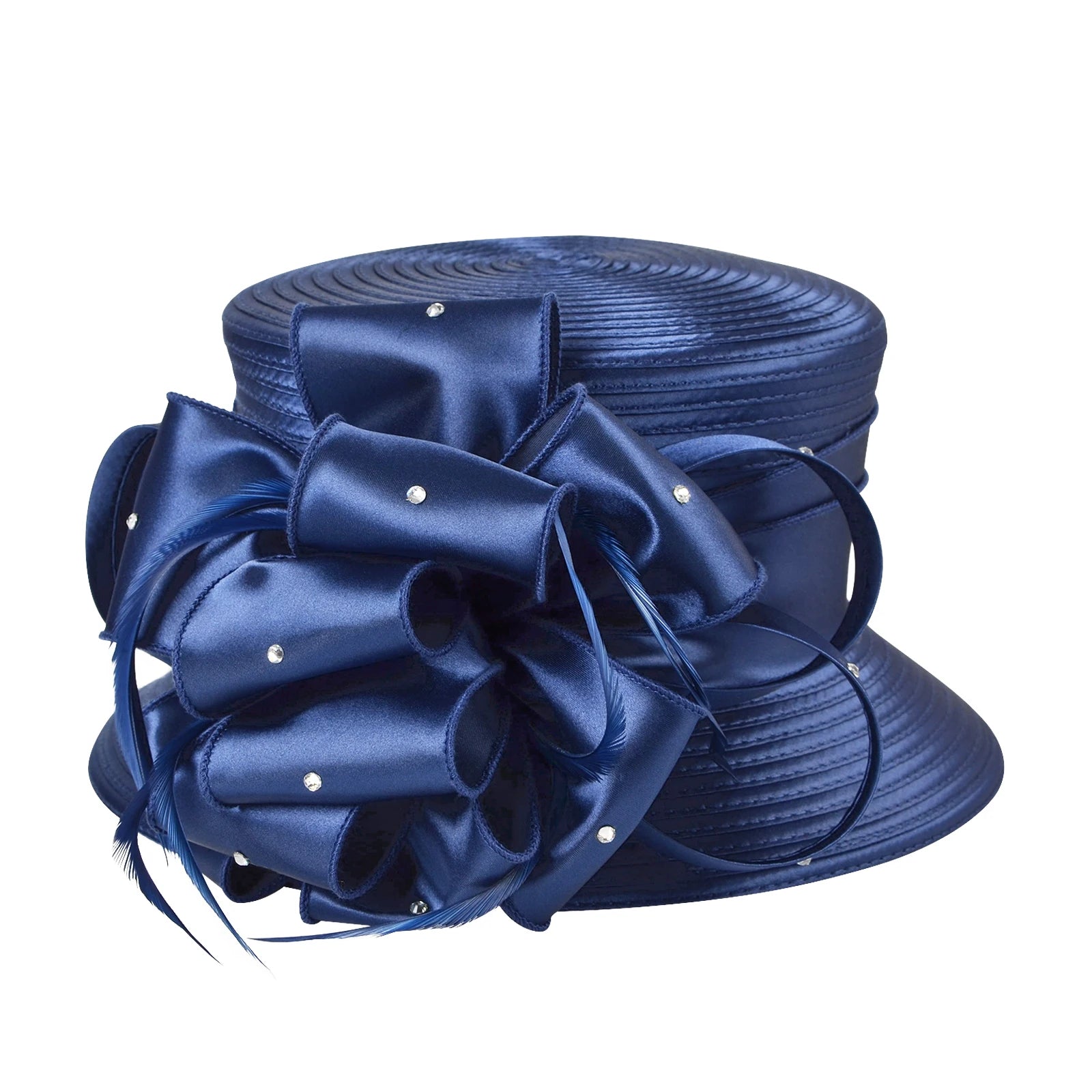 2025 New Fascinator Hats for Women Elegant Wedding and British Lady Deby Race Top Church Hats for Black Women S10-4585