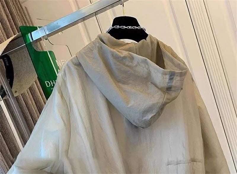 2025 New Sun Protection Clothing Women's Summer Thin Coat Anti-Ultraviolet Breathable Shirt Hooded Windbreaker Female Jacket