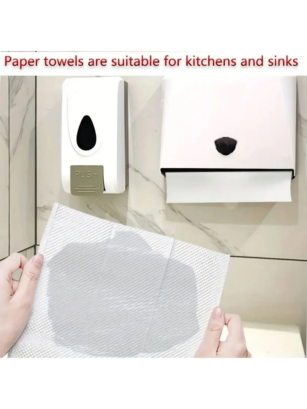 200 Sheets/pack Disposable Paper Towels for Kitchen and Bathroom - Convenient and Hygienic Cleaning Solution, Free Paper Towels