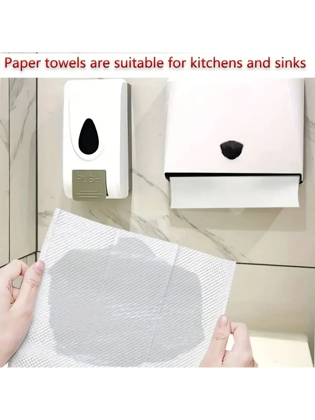 200 Sheets/pack Disposable Paper Towels for Kitchen and Bathroom - Convenient and Hygienic Cleaning Solution, Free Paper Towels