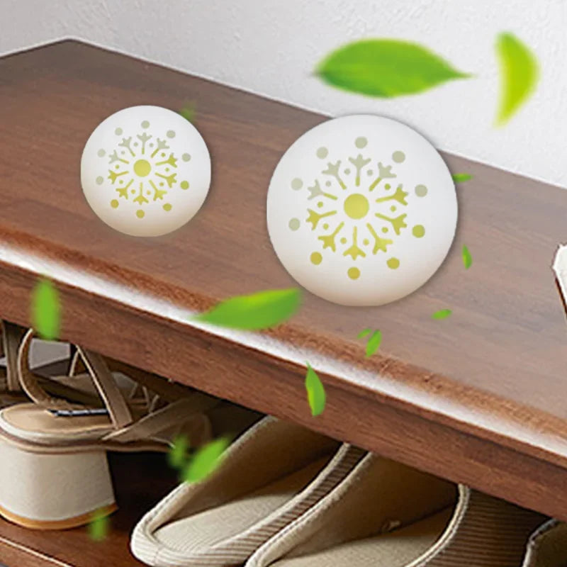 24/6Pcs Deodorizer Balls Sneaker Perfume Balls for Shoe Gym Bag Locker and Cars Deodorizer Neutralizing Odor Shoe Freshener Ball