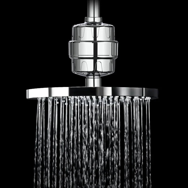 15 Layers of Filtration  Shower Water Filter Remove Chlorine Heavy Metals - Filtered Showers Head Soften for Hard Water