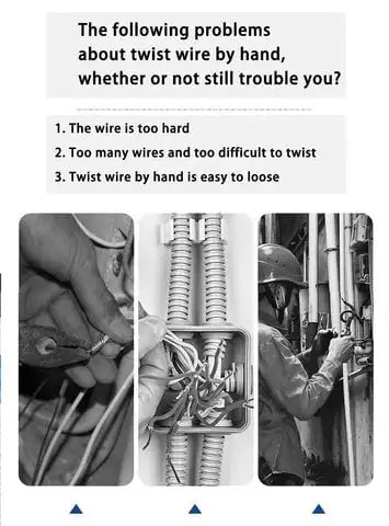 1PC Wire Twisting Tools Quickly Twister Electrician Artifact for Power Drill Drivers Twisted Connector Cable Device Multi-tool