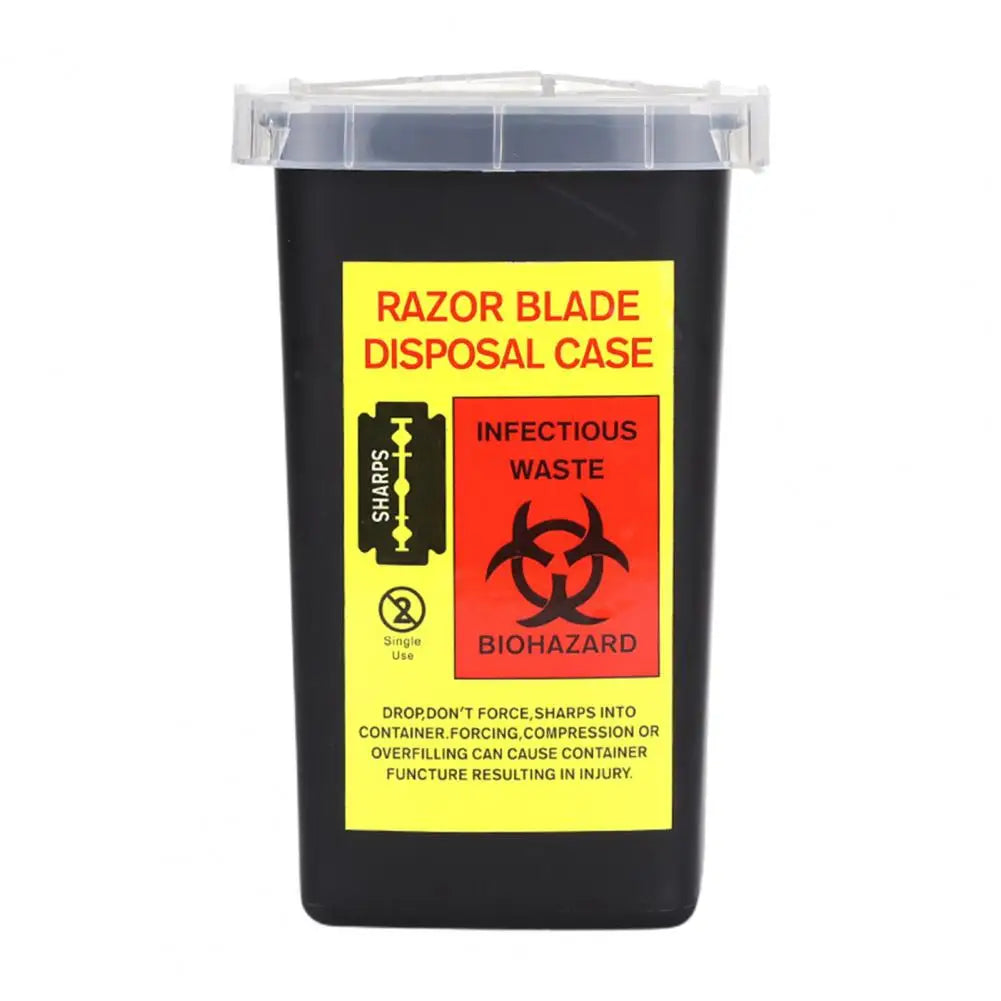 1L Sharps Waste Bin Safe Professional Sharps Bin Waste Tattoo Supplies Storage Box Salon Accessories