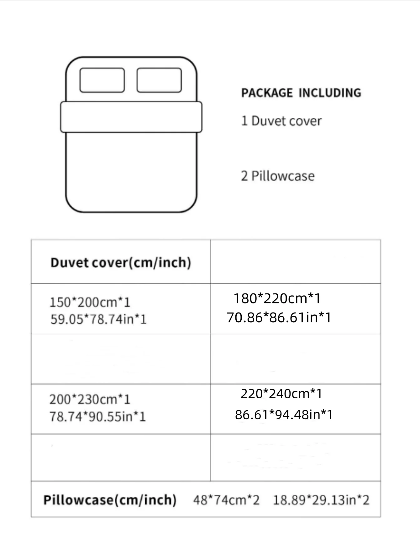 3-piece plant-flower printed bed cover (1* bed cover +2* pillowcase, no filling) Soft, comfortable and breathable bedding