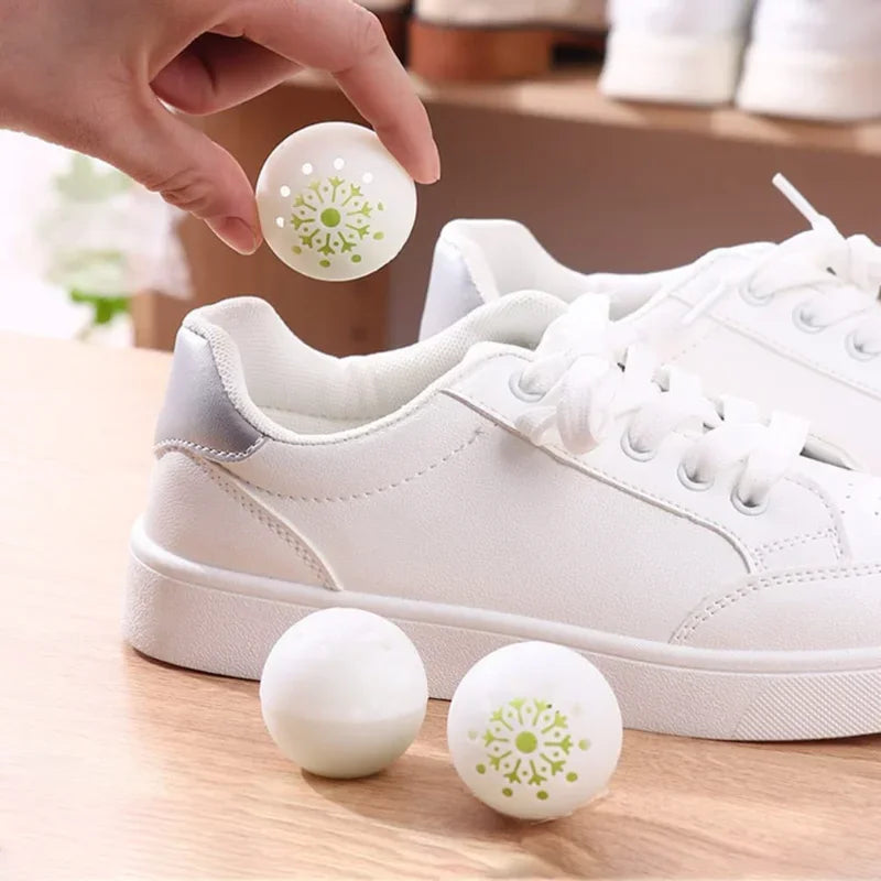 24/6Pcs Deodorizer Balls Sneaker Perfume Balls for Shoe Gym Bag Locker and Cars Deodorizer Neutralizing Odor Shoe Freshener Ball