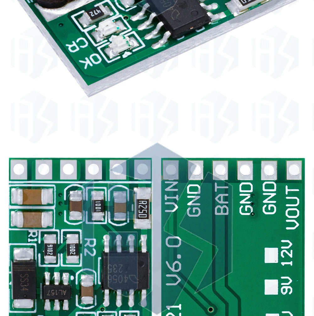 3.7V 4.2V Charger 5V 6V 9V 12V Discharger Board DC DC Converter Boost Module Solar Mobile Power Charger Lithium Battery DD05CVSA