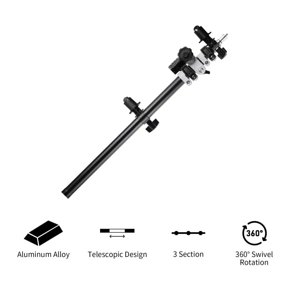 2024 New Professional Photography Horizontal Bar Reflector Bracket Studio Tripod Lighting Lamp Photography Accessories штатив