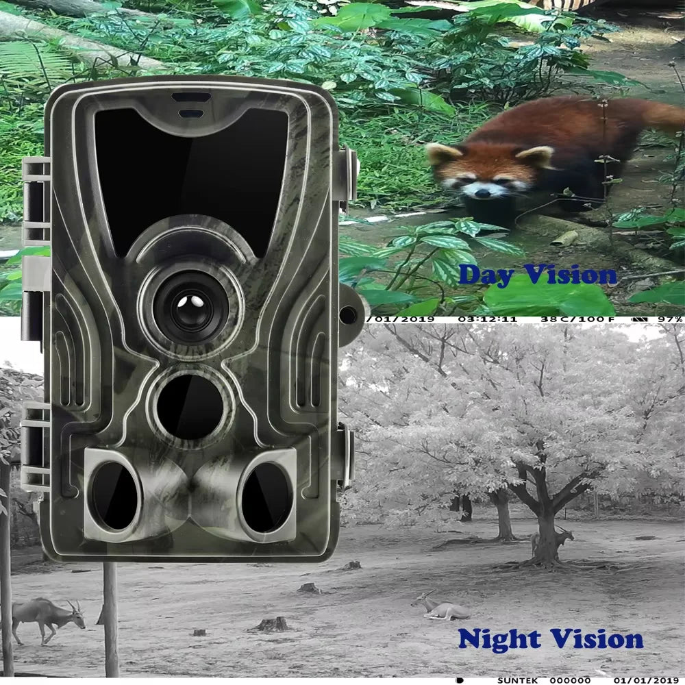 20MP 1080P Outdoor Hunting Trail Camera Wildlife Infrared Night Vision Motion Activated IP65 Waterproof Trap Wild Surveillance