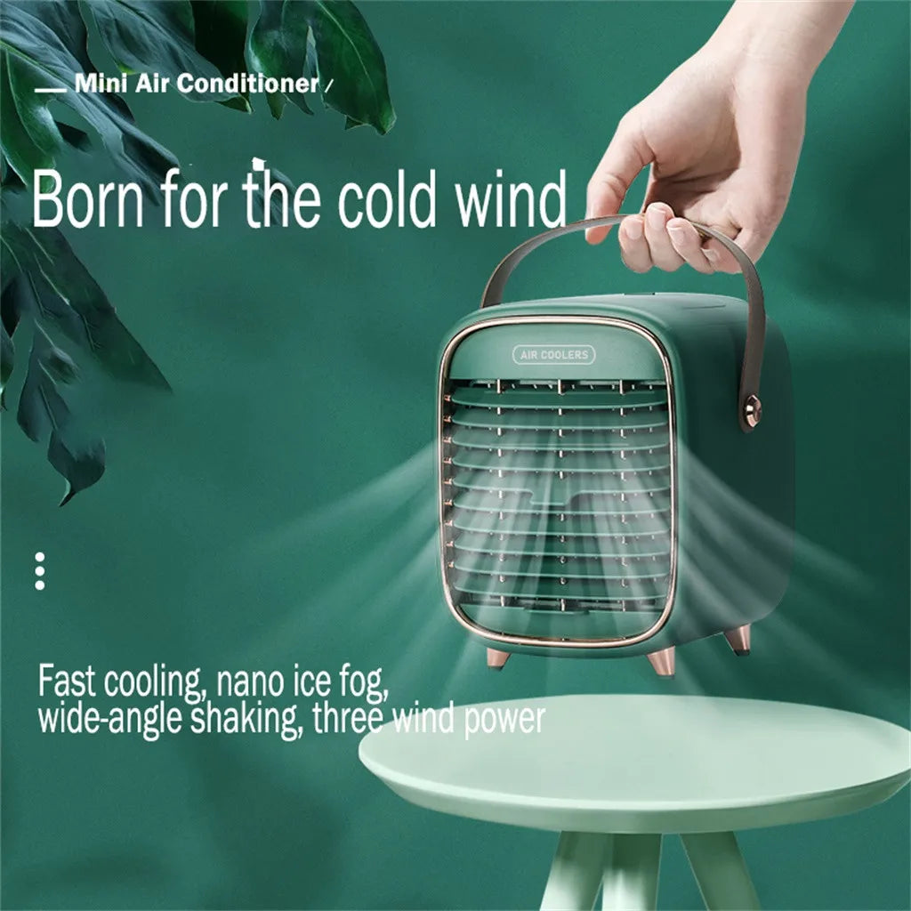 2025 Portable Car Air Cooler Fan Water Cooling Fan Portable Air Conditioner Mobile Car Electrical Air Conditioning For Home Offi