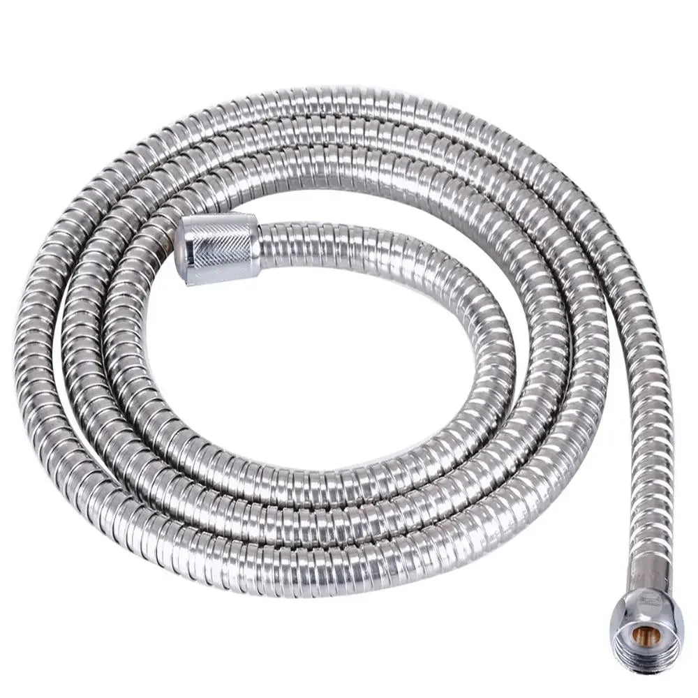1/1.5/2m PVC Handheld Shower Head Hose Flexible Anti Winding Explosion-proof Water Tube Bathroom Faucet Hose Extension Pipe