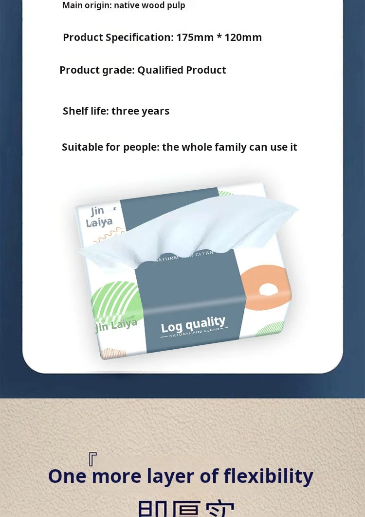 10/30 Packs Of Large-sized Tissues, A Whole Box Of Household Toilet Paper, Tissue Paper, Toilet Paper, Towels, 300 Sheets