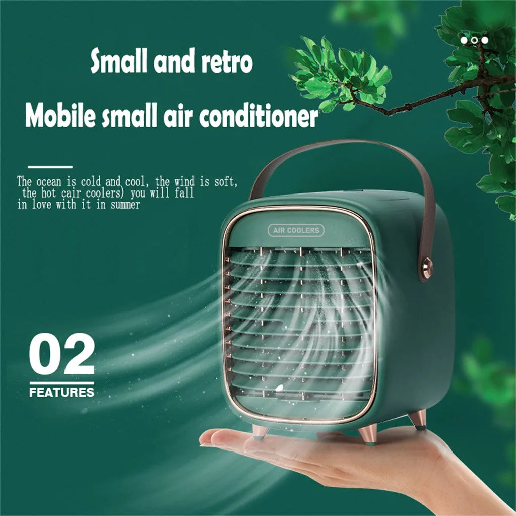 2025 Portable Car Air Cooler Fan Water Cooling Fan Portable Air Conditioner Mobile Car Electrical Air Conditioning For Home Offi