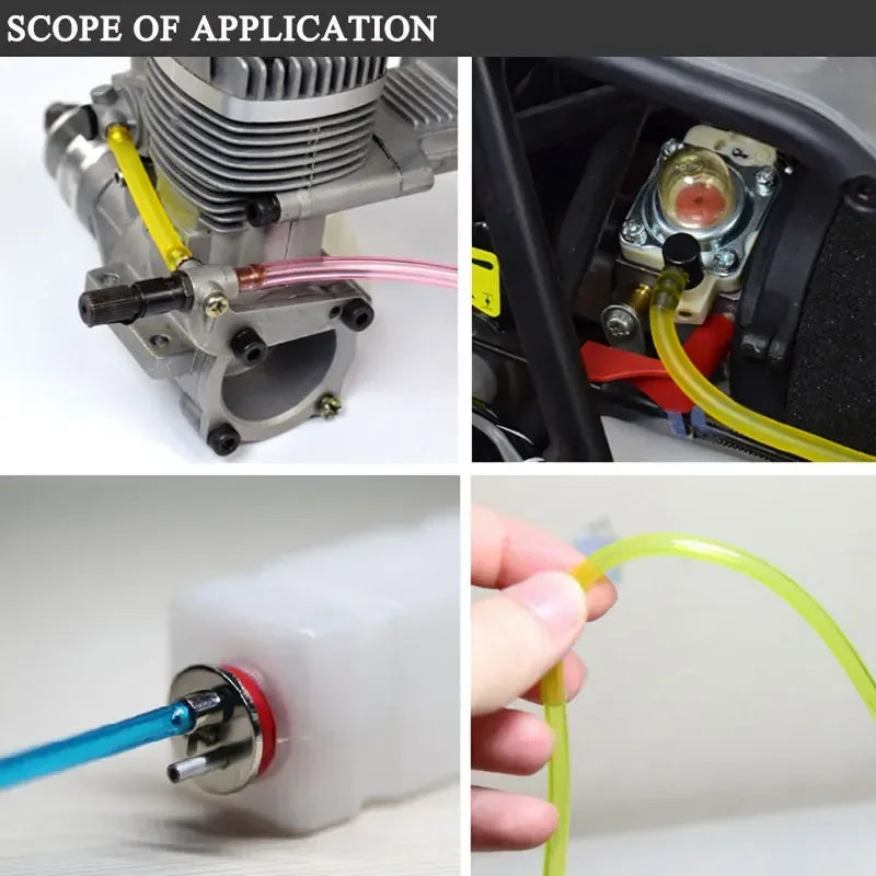 1/5M Fuel Gas Hose String Tube Petrol Pipe for Trimmer Chainsaw Blower Hoses DIY Tools 2x3.5/2.5x5/3x5/3x6/4x6/5x8/6x8/7x10mm
