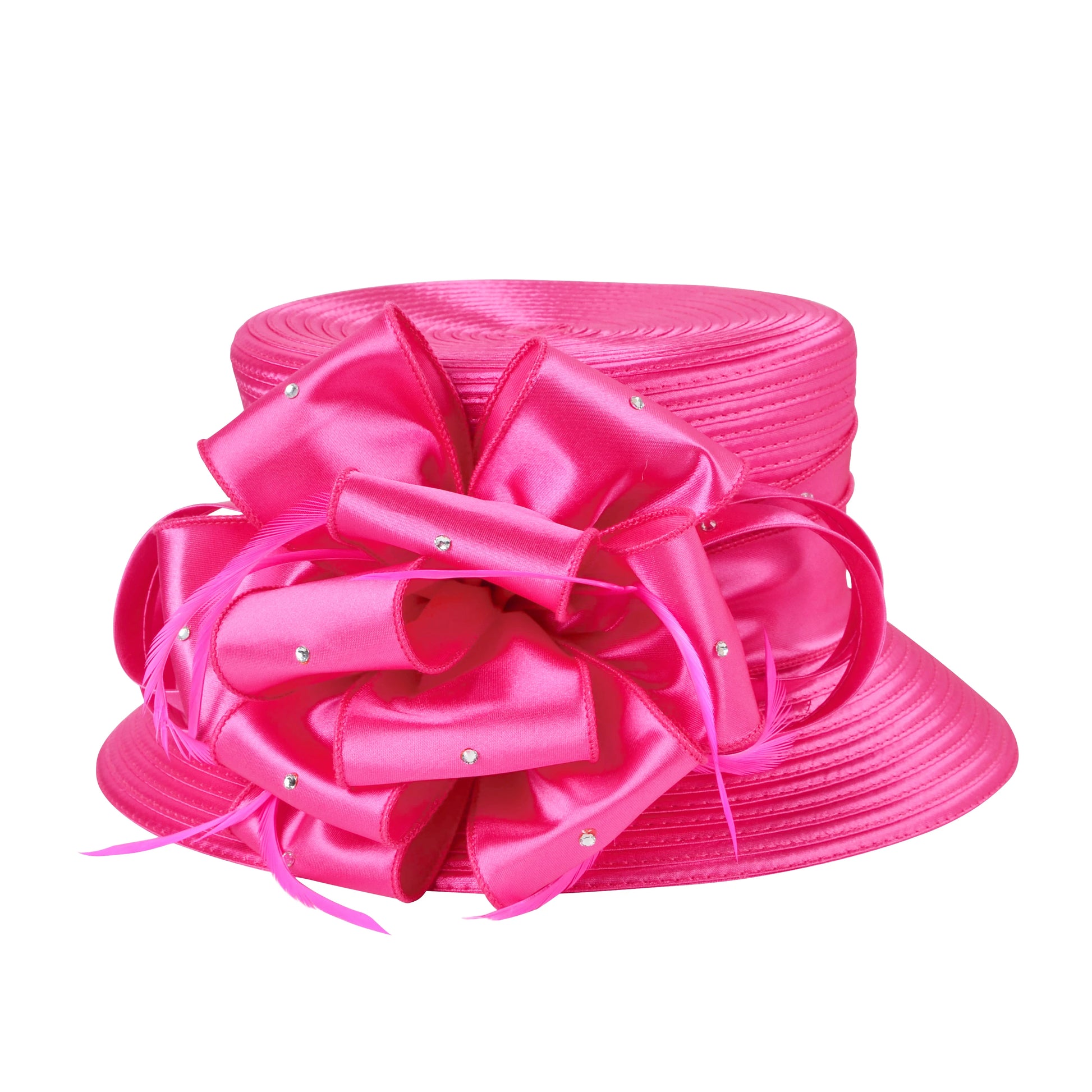 2025 New Fascinator Hats for Women Elegant Wedding and British Lady Deby Race Top Church Hats for Black Women S10-4585
