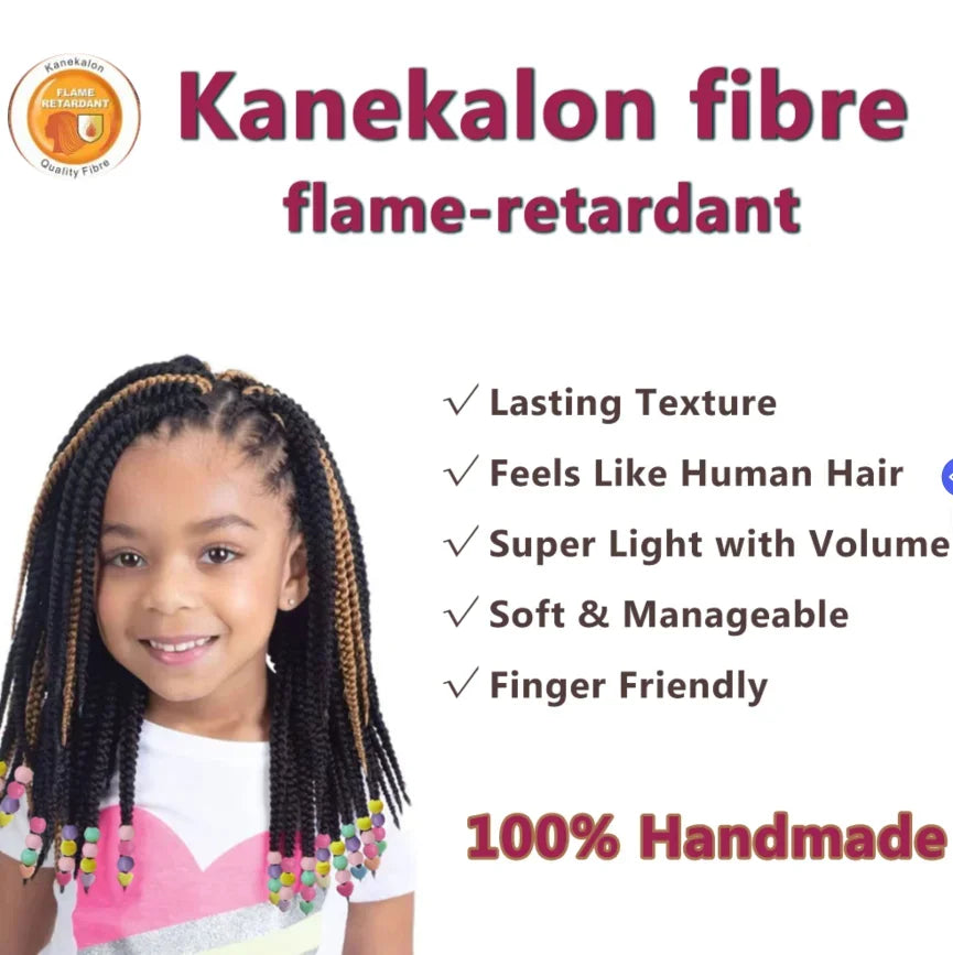 2PCS  Hair 2024 New Little Girls Braided Ponytails with Beads Kids Girls Hair Bow Glitter Shinny Shining with Big Balls Bubbles