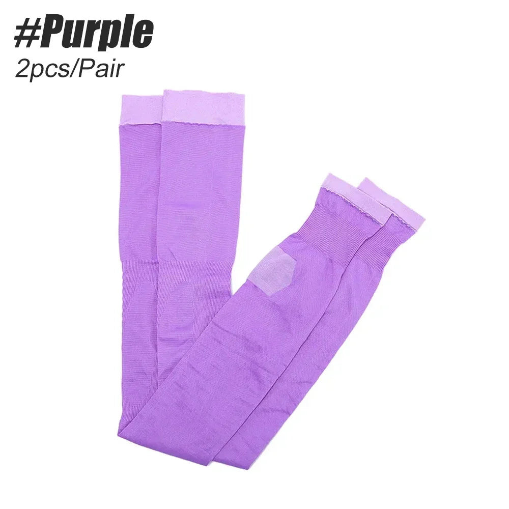 1 Pair Women 420D Sleeping Burn Fat Socks Slim Leg Warmer Compression Stockings
