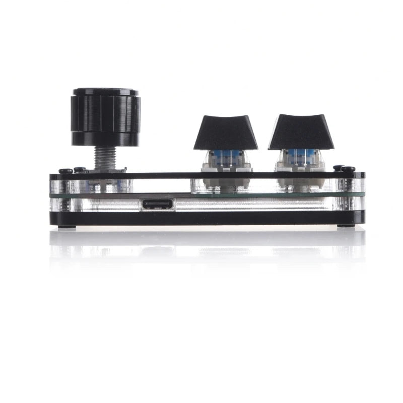 3/5/8/9/10/14/16 Keys Programmable Keyboard Multifunctional USB Mechanical Keyboard One Hand Macro Mechanical Keyboard with Knob