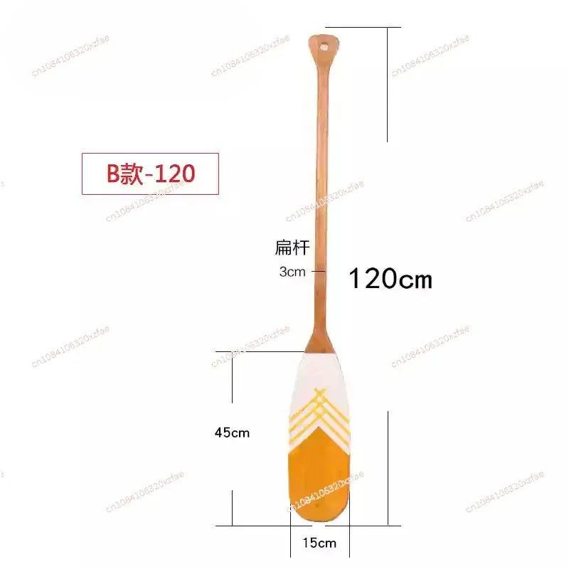 120cm Vintage Style decoration wooden rowing boat oars canoe paddle