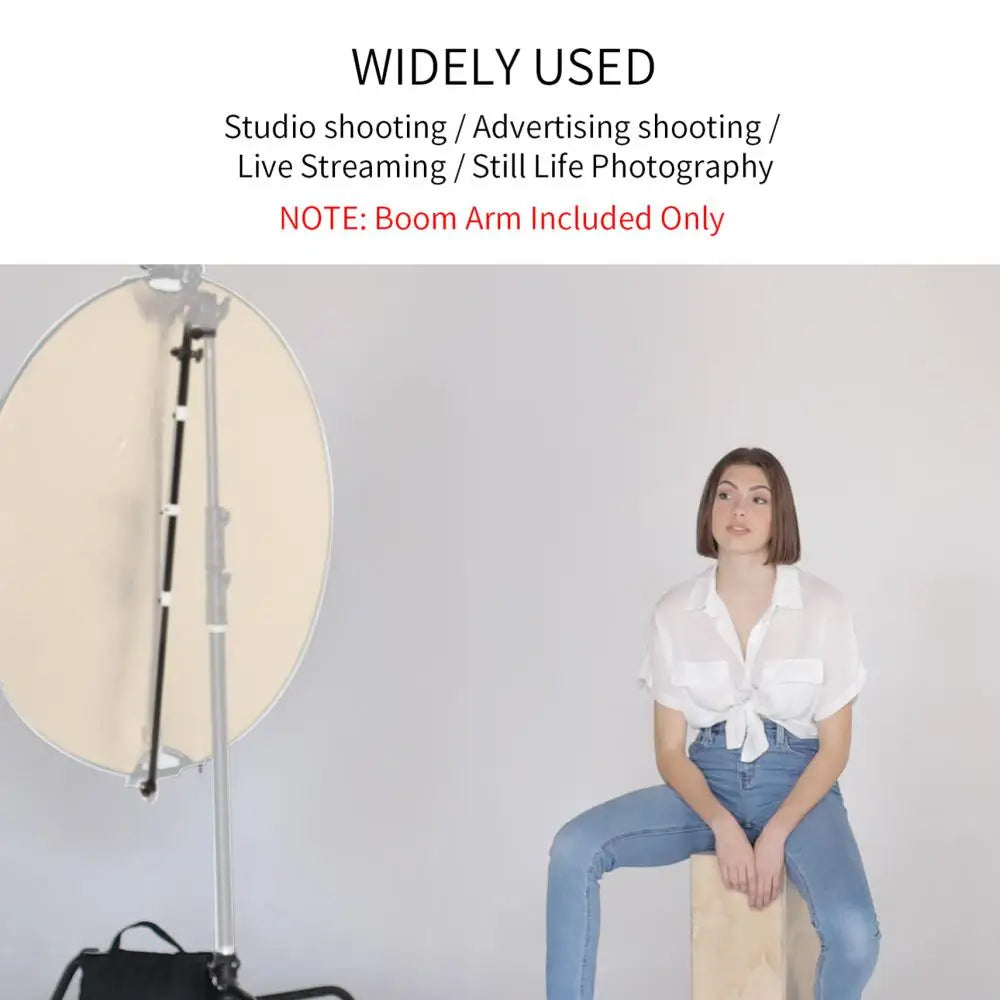 2024 New Professional Photography Horizontal Bar Reflector Bracket Studio Tripod Lighting Lamp Photography Accessories штатив