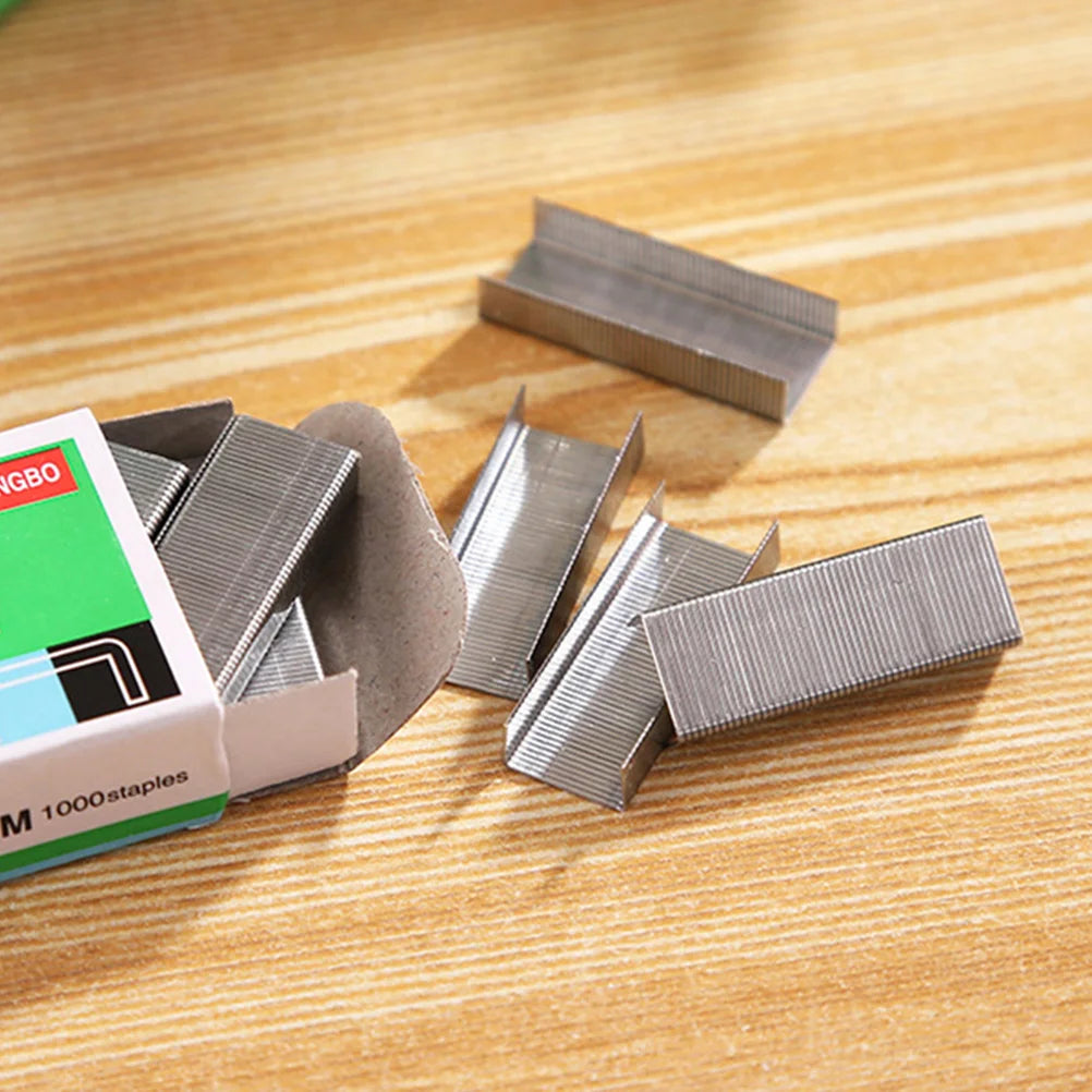 10 Boxes of Mini Small Desktop Staples Office Home Use