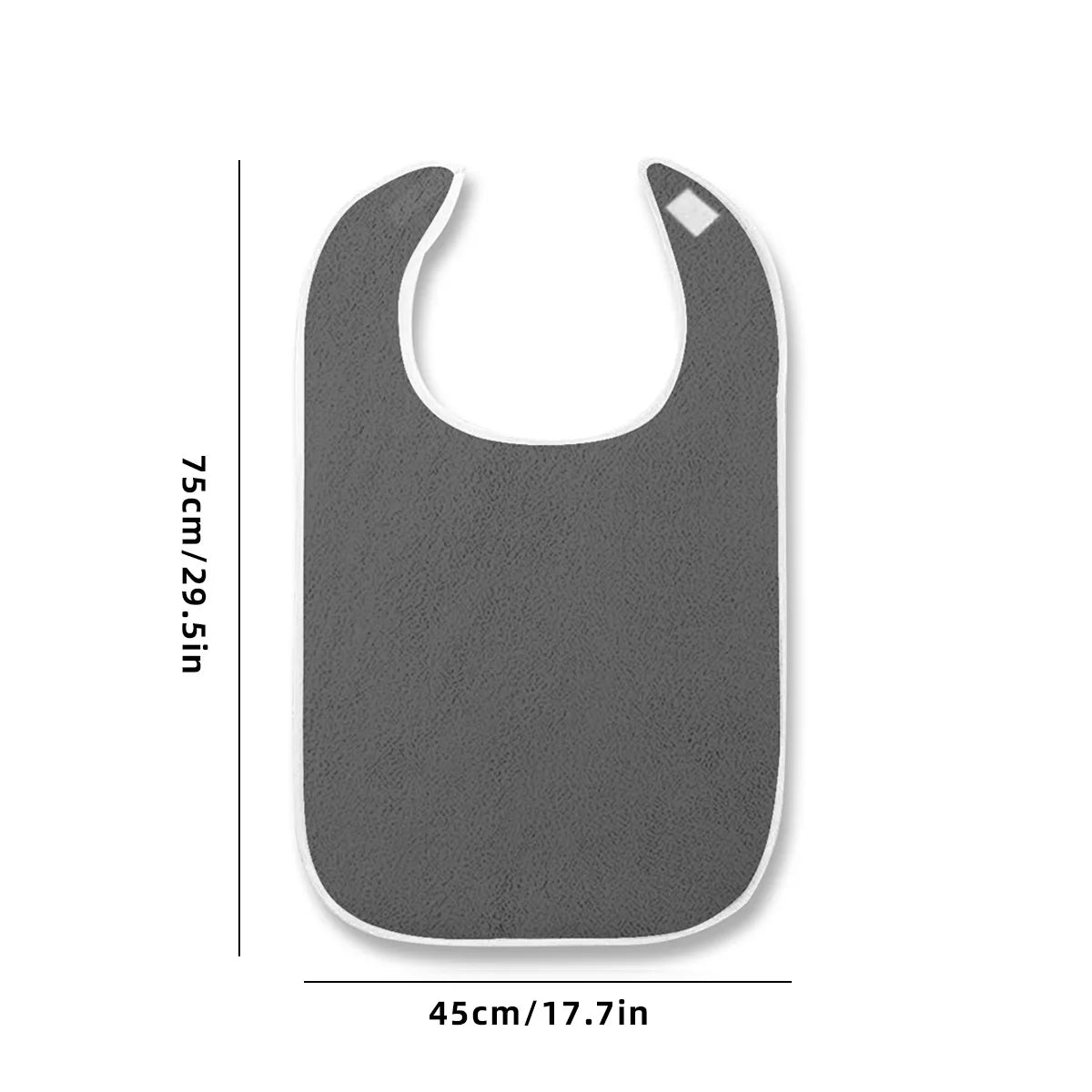 1/2pcs Adjustable Adult Bib Machine Washable for Elderly Adults to Prevent Drooling and Spills Adult Bibs for Eating Nursing Bib