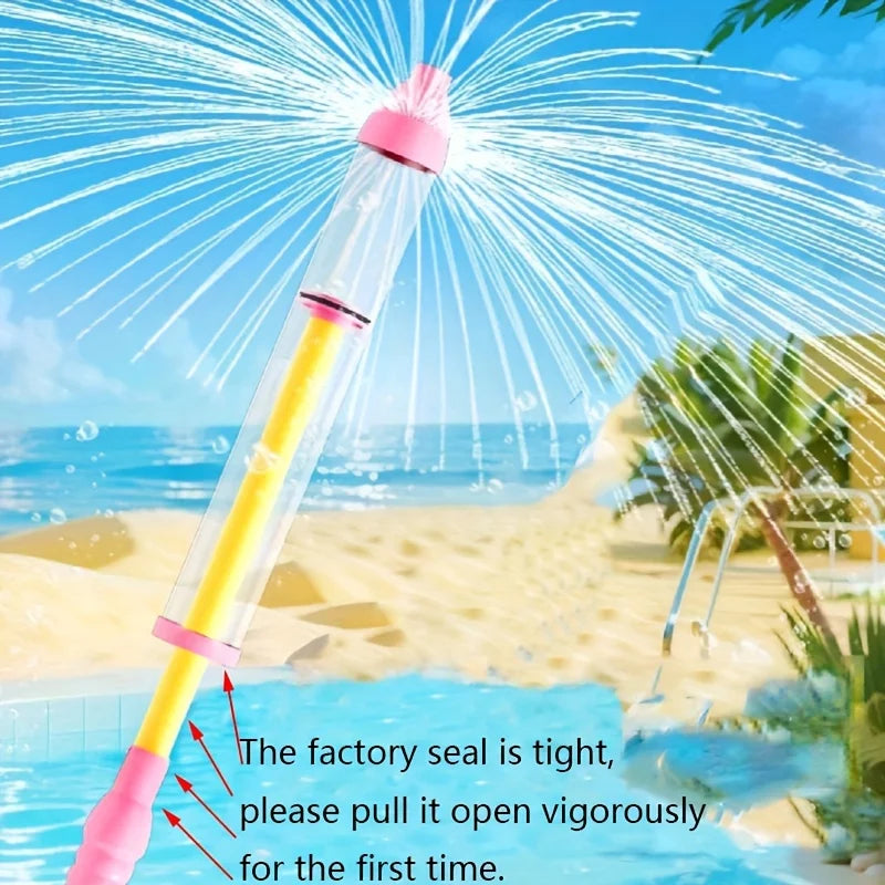 1pc/2pcs New Firework Fountain Water Gun - Super Soaker Squirt Gun Outdoor Water Balloon Battles Beach Party Drifting Adventure