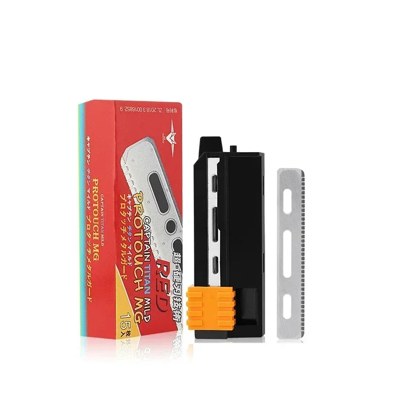 15Pcs/box Single-sided Razor Blades Men's Safety Shaver Stainless Steel Replacement Razor Blade Barbershop Shaving Supplies