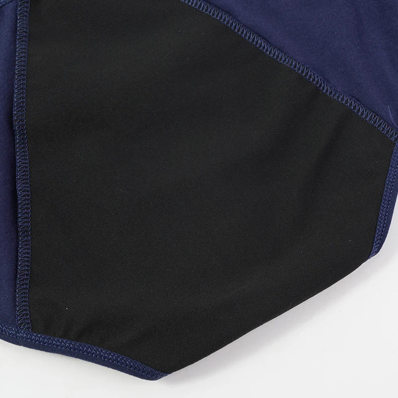 3PCS Menstrual Panties Physiological Pants Women Underwear Period Cotton Absorb Water Quick-dry Briefs Female Lingerie Plus Size