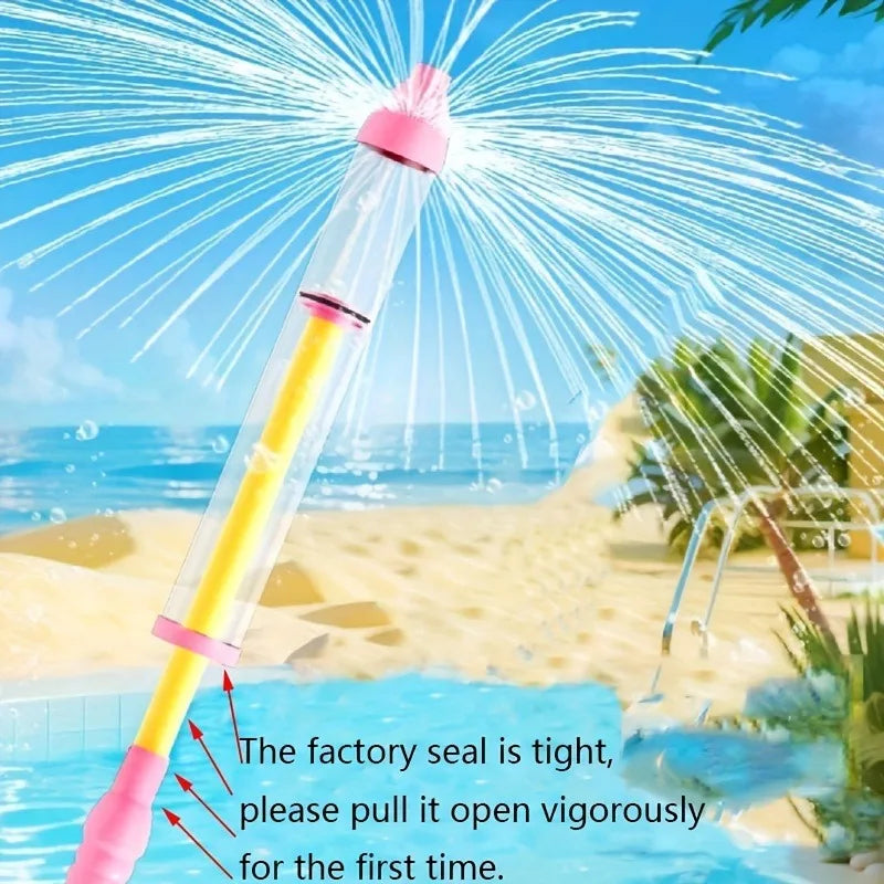 1pc/2pcs New Firework Fountain Water Gun - Super Soaker Squirt Gun Outdoor Water Balloon Battles Beach Party Drifting Adventure