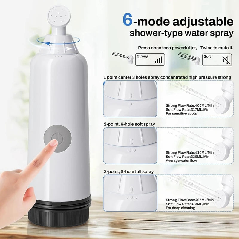 2025 New Portable Bidet For Travel With 3 Sprays Settings, High Pressure Handheld Bidet, Rechargeable Electric Portable Bidet